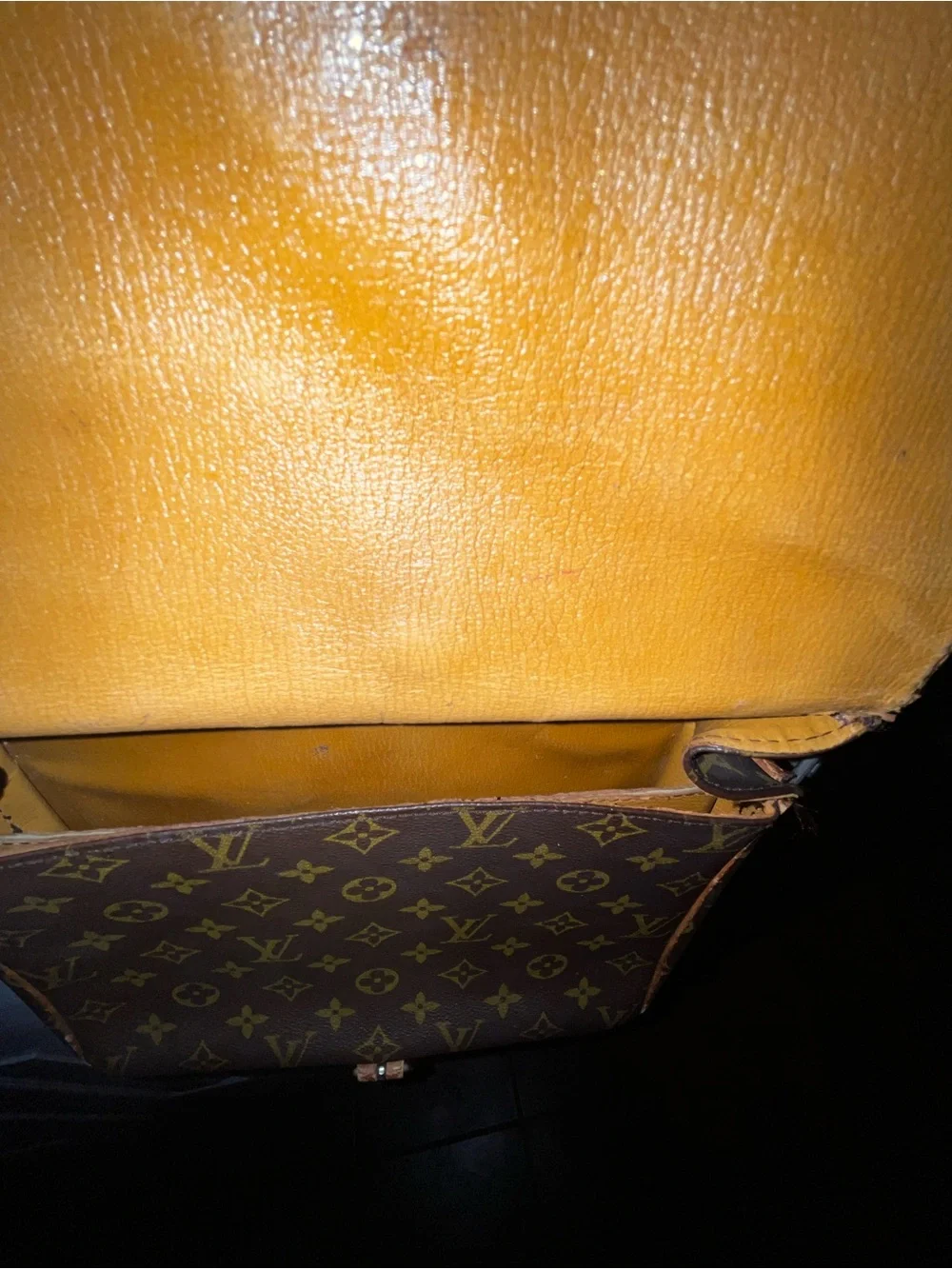 Louis Vuitton Monogram Canvas Crossbody Messenger in Brown and Tan Leather